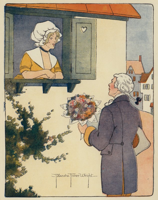Junger Roger und Dolly von Blanche Fisher Wright