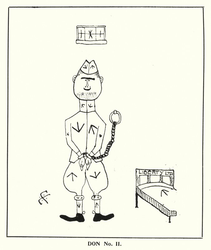 Oxford Quips: Don Nr. II (Lithografie) von Bohun Lynch