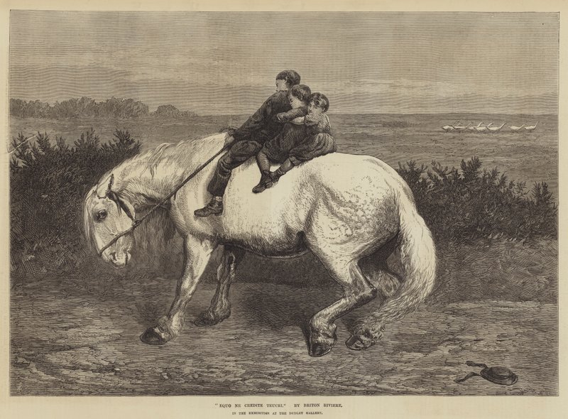 Equo ne Credite Teucri von Briton Riviere