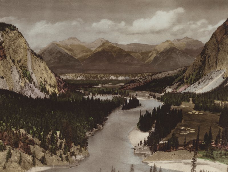 Bow Valley, Banff von Byron Hill Harmon