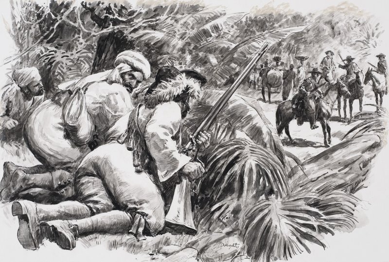 Bewaffnete im Dschungel von C.L. Doughty