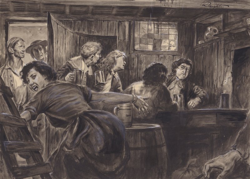 Unidentifizierte historische Szene von C.L. Doughty