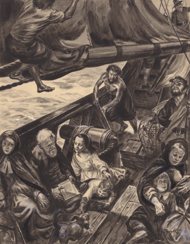 Reise der Mayflower von C.L. Doughty