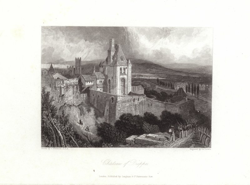 Schloss von Dieppe von C. Stanfield