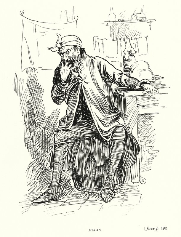 Dickens Charakter: Fagin von Captain Edward Henry Handley Read
