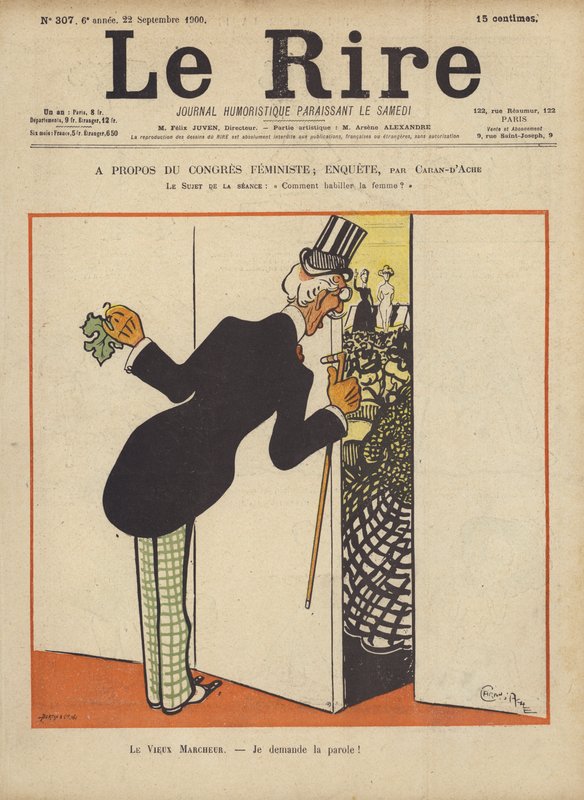 Illustration für Le Rire von Caran d Ache