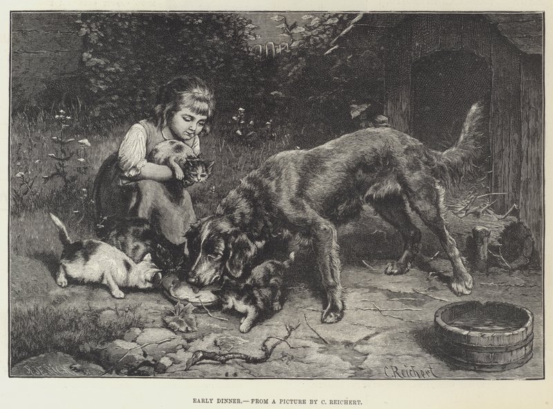 Frühes Abendessen von Carl Reichert
