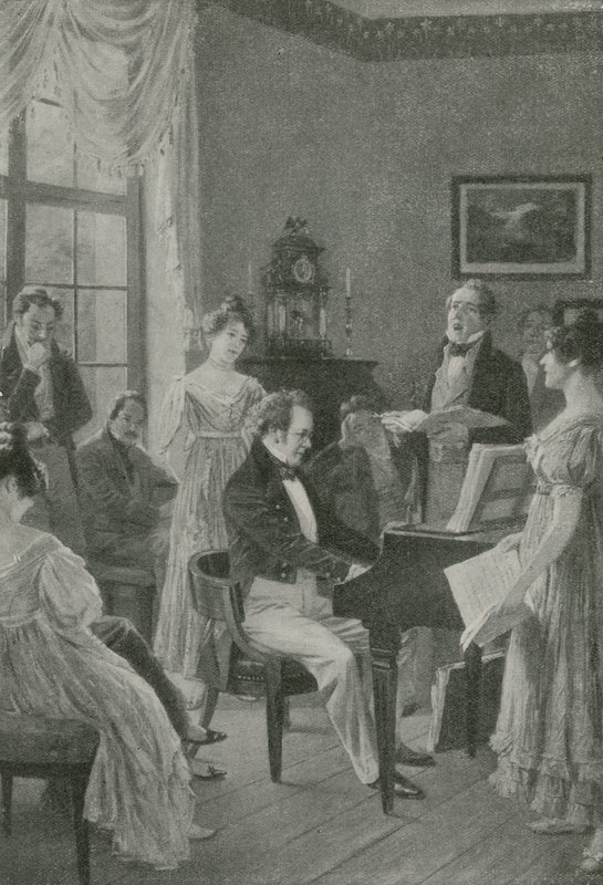 Der Musikant spielt eine Melodie von Carl Röchling