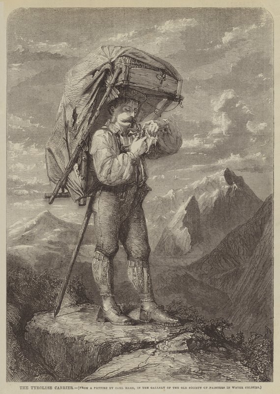 Der Tiroler Träger von Carl Haag