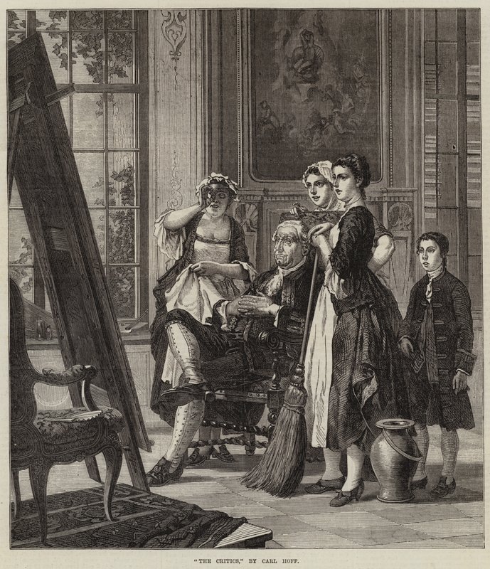 Die Kritiker von Carl Heinrich Hoff