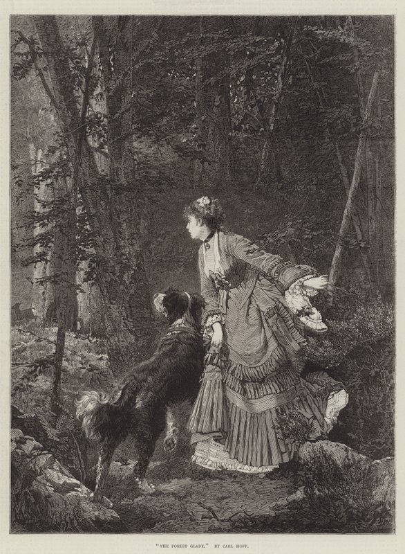 Die Waldlichtung von Carl Heinrich Hoff