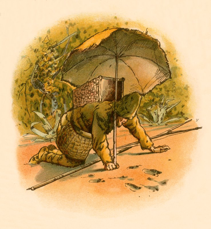 Robinson Crusoe sieht Fußspuren von Carl Marr