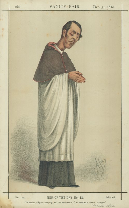 Der Reverend A. H. Mackonochie von Carlo Pellegrini