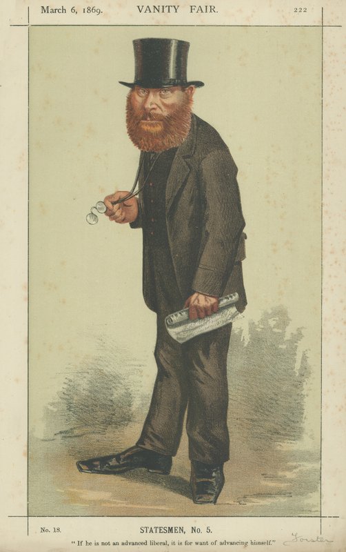 Der ehrenwerte W. E. Forster von Carlo Pellegrini