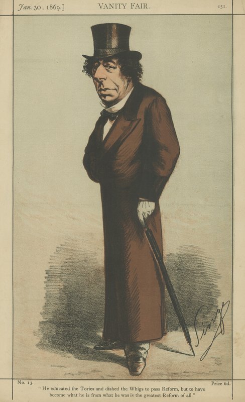 Der Rechte Ehrenwerte Benjamin Disraeli von Carlo Pellegrini