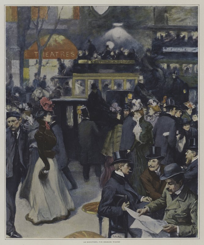 Der Boulevard von Carlo Wostry