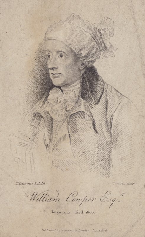 William Cowper, englischer Dichter von Caroline Watson
