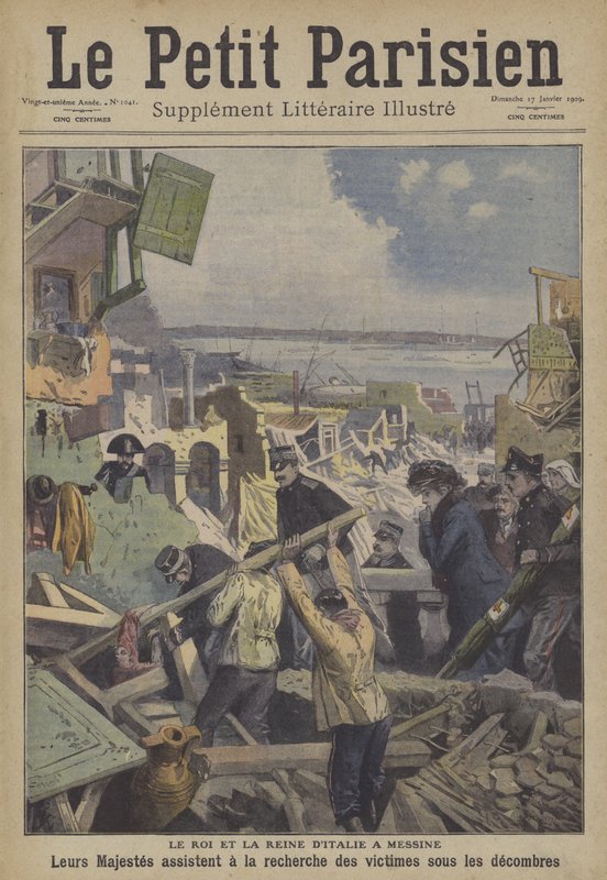 Das Erdbeben von Messina 1908, Italien von Carrey