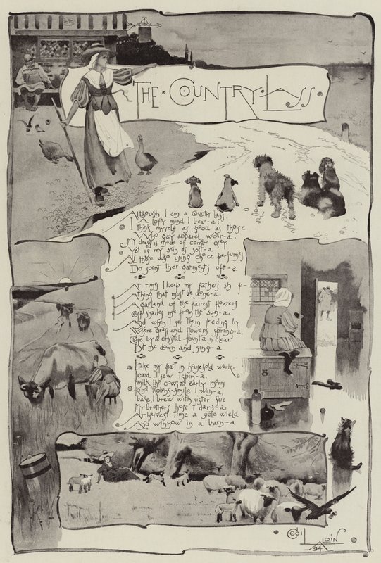 Das Landmädchen von Cecil Charles Windsor Aldin