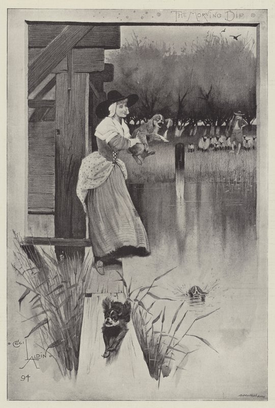 Der Morgenschwumm von Cecil Charles Windsor Aldin
