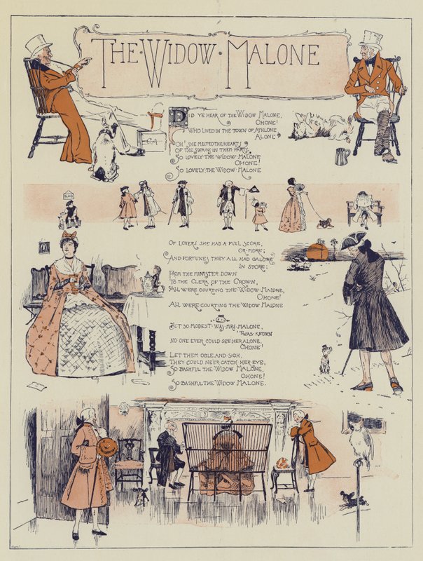 Die Witwe Malone, von Charles Lever von Cecil Charles Windsor Aldin