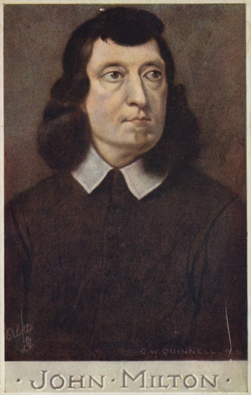 John Milton (1608-1674), englischer Dichter von Cecil Watson Quinnell