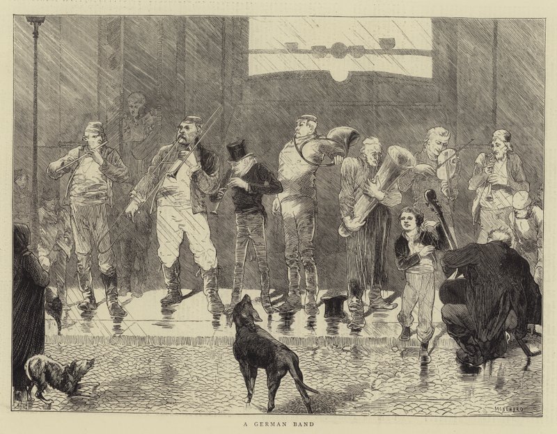 Eine deutsche Band von Charles Auguste Loye