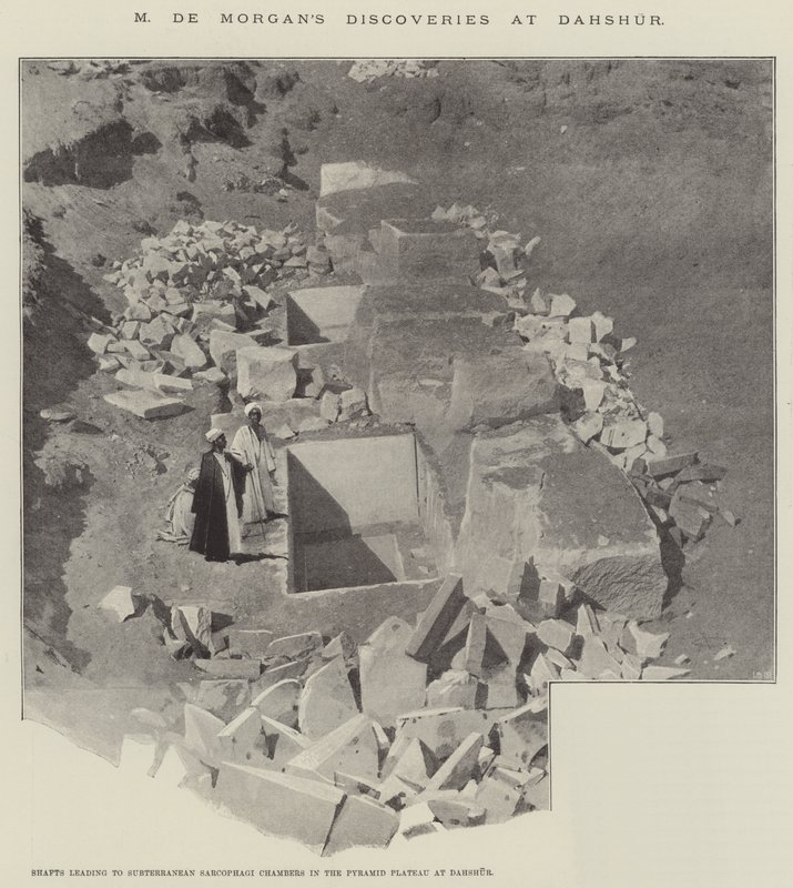 M de Morgans Entdeckungen in Dahshur von Charles Auguste Loye