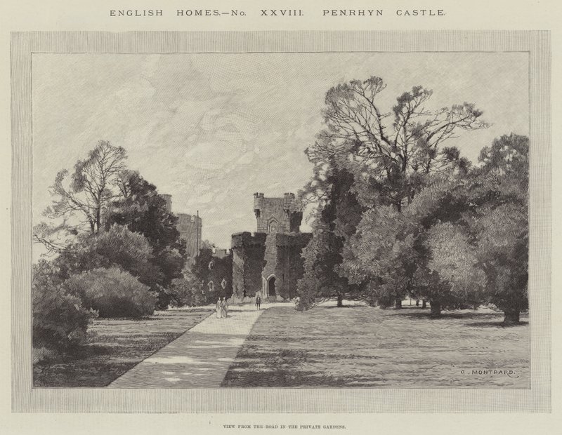 Penrhyn Castle von Charles Auguste Loye