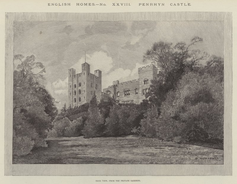 Penrhyn Castle von Charles Auguste Loye