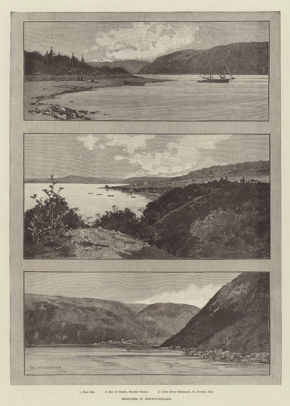 Skizzen in Neufundland von Charles Auguste Loye