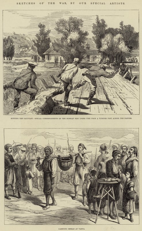 Skizzen des Krieges von Charles Auguste Loye