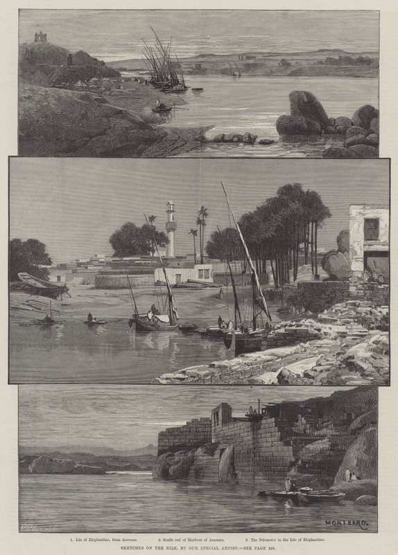 Skizzen am Nil von Charles Auguste Loye