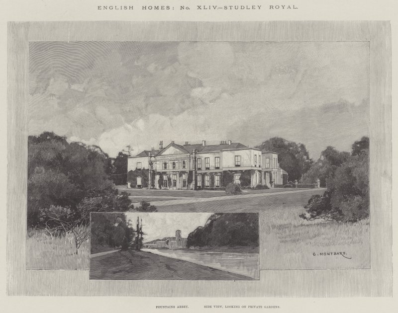 Studley Royal von Charles Auguste Loye