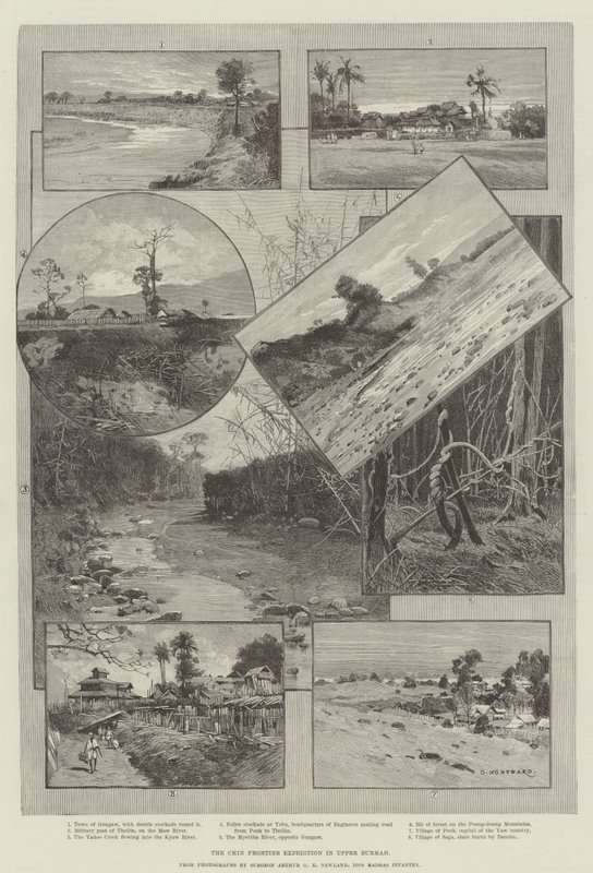 Die Chin-Grenzexpedition in Oberburma von Charles Auguste Loye