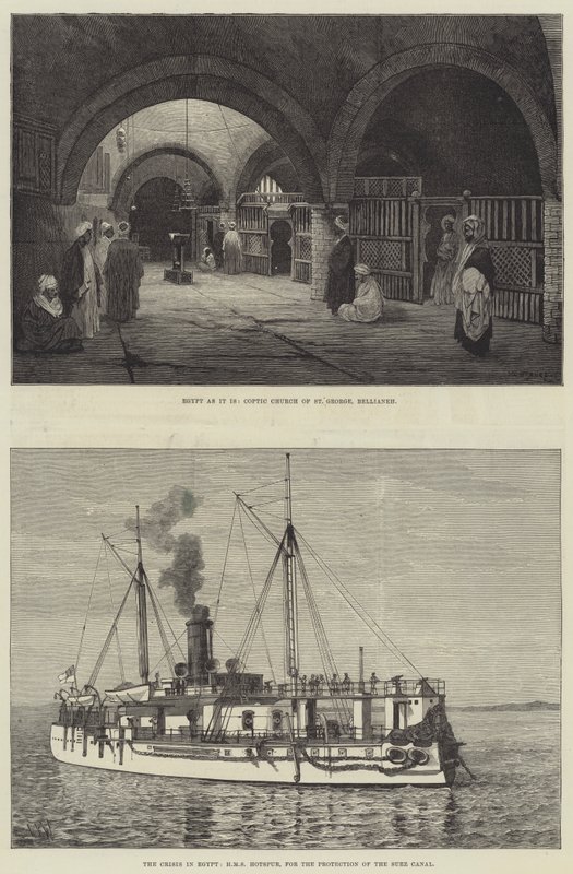 Die Krise in Ägypten von Charles Auguste Loye