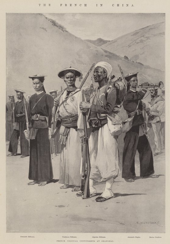 Die Franzosen in China von Charles Auguste Loye