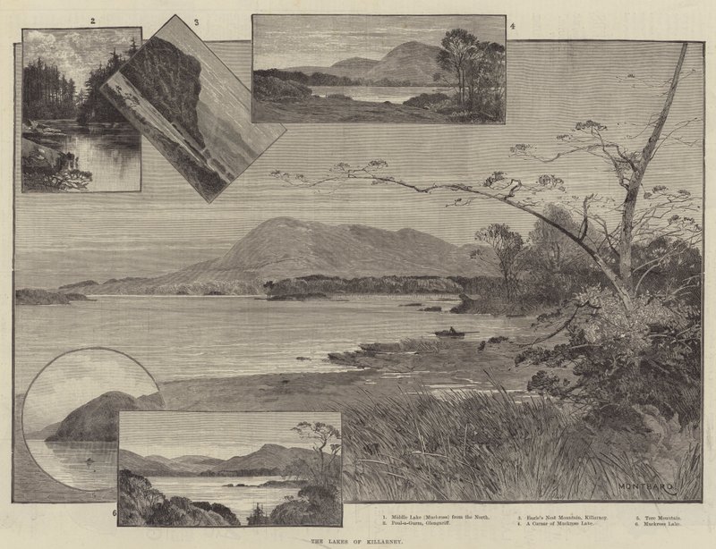 Die Seen von Killarney von Charles Auguste Loye
