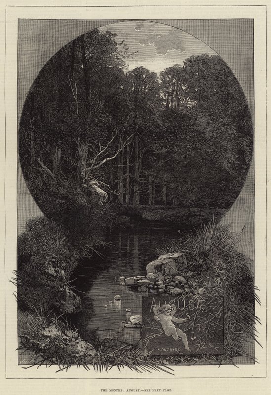 Die Monate, August von Charles Auguste Loye