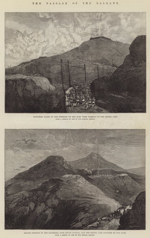 Der Durchgang der Balkan von Charles Auguste Loye
