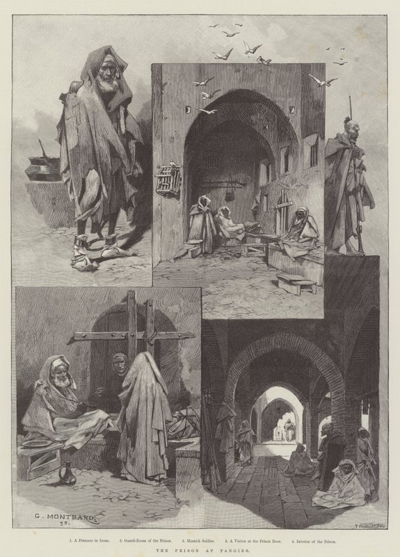 Das Gefängnis von Tanger von Charles Auguste Loye