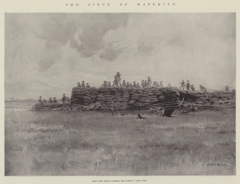 Die Belagerung von Mafeking von Charles Auguste Loye