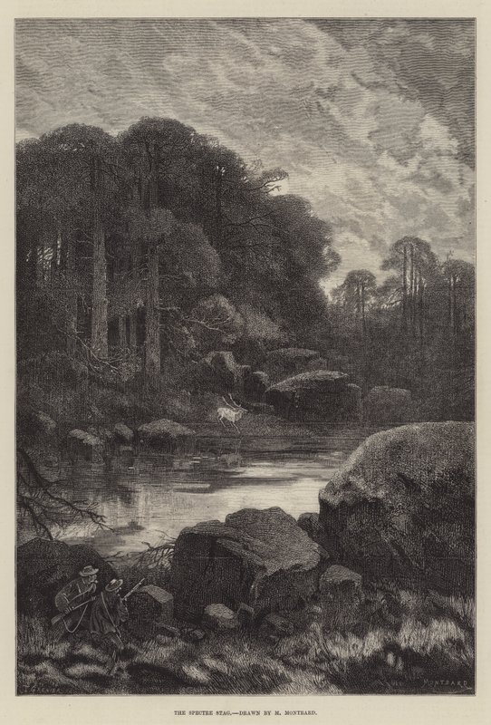 Der Geisterhirsch von Charles Auguste Loye