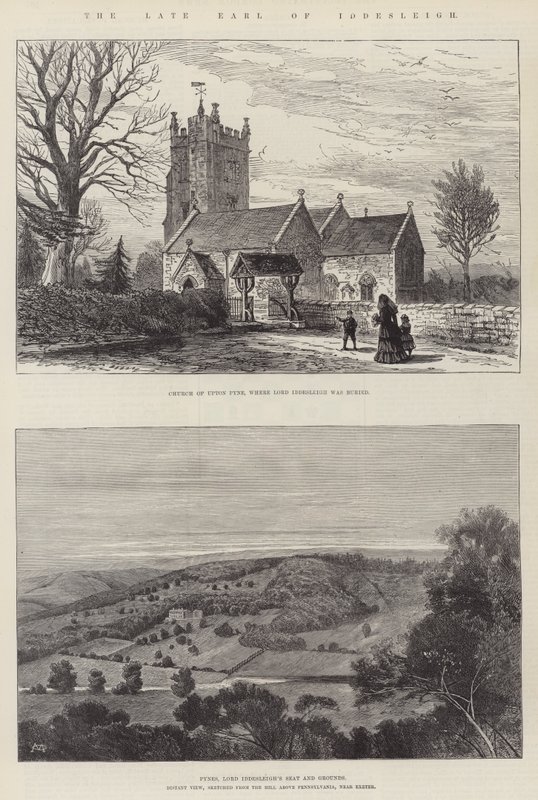 Der verstorbene Earl of Iddesleigh von Charles Auguste Loye
