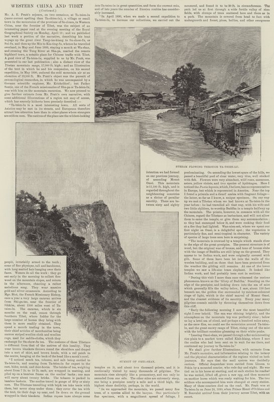 Westchina und Tibet von Charles Auguste Loye
