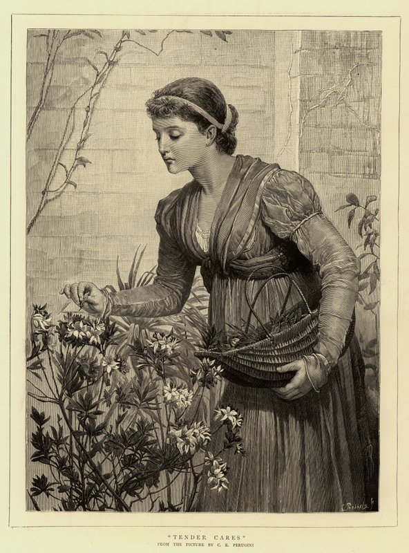 Zärtliche Pflege von Charles Edward Perugini
