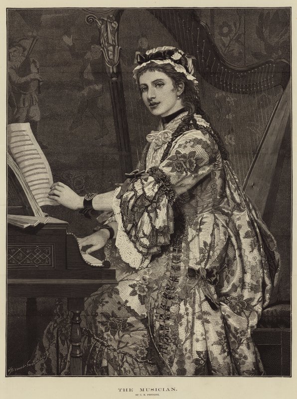 Der Musiker von Charles Edward Perugini
