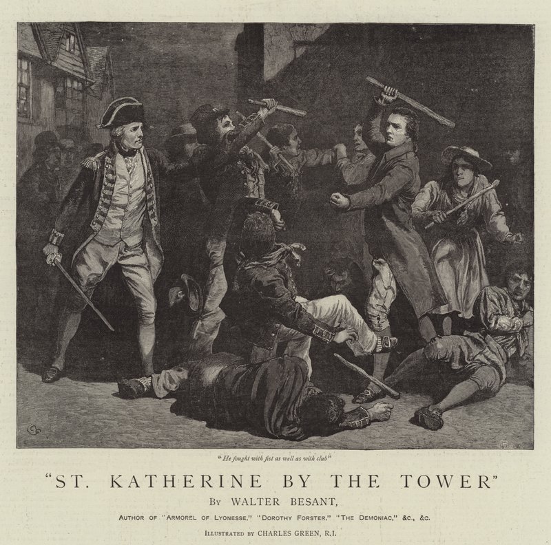 St. Katherine bei der Tower von Charles Green
