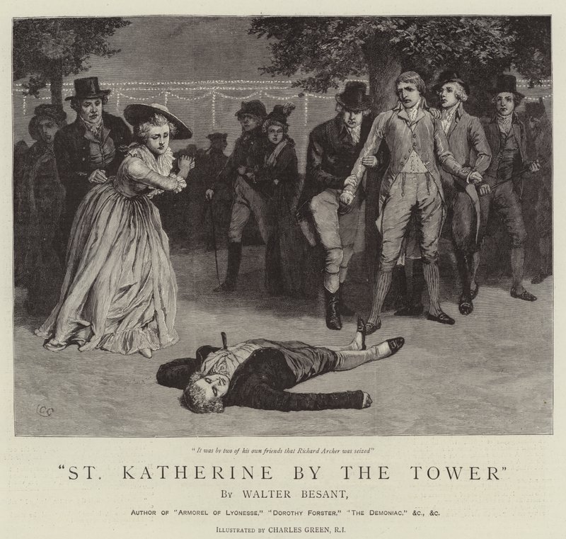 St. Katherine bei dem Turm von Charles Green