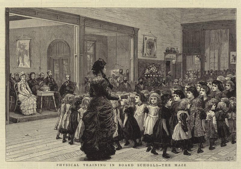 Körperliche Ertüchtigung in Board Schools, das Labyrinth von Charles J. Staniland